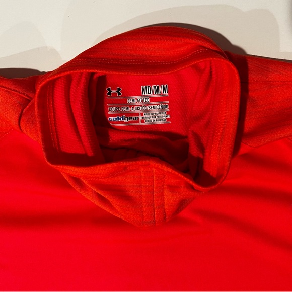 Women’s UNDER ARMOUR Half Zip Semi-Fitted Sweater Size: M Color: Deep C… - Picture 6 of 12